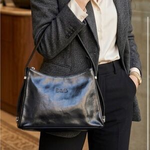 Black shoulder bag